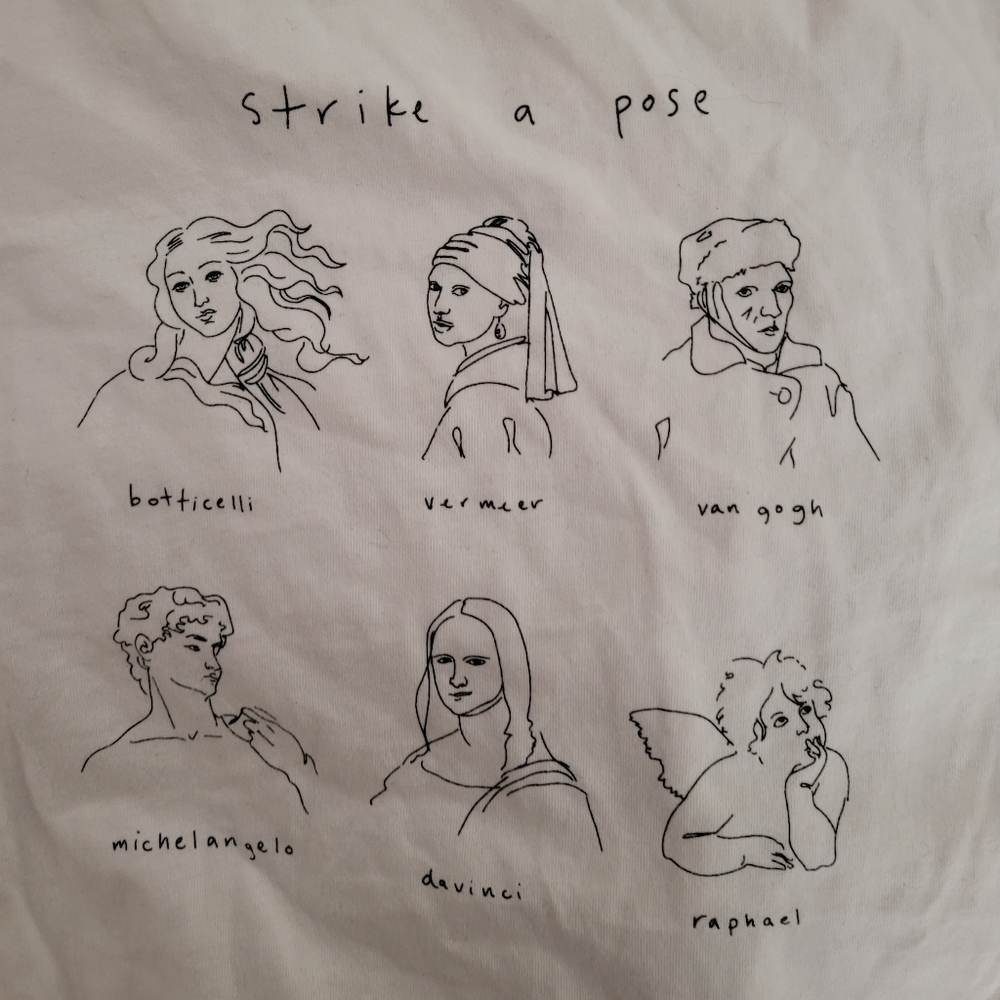 Famous art t-shirt